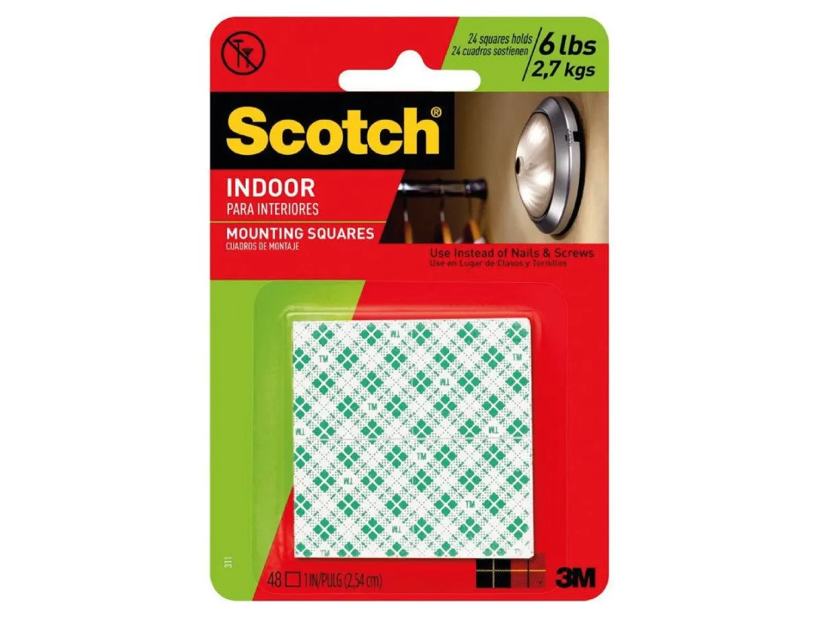 3M Scotch Indoor Mounting Squares 311P