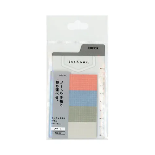 4 Colours Mini Sticky Notes with Ruler S2436