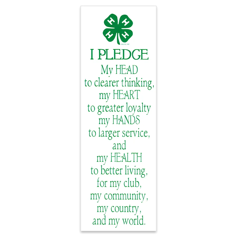 4-H Bookmark