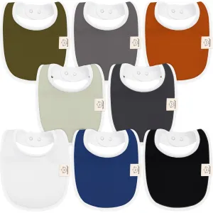 8-Pack Urban Drool Bibs (Basics)