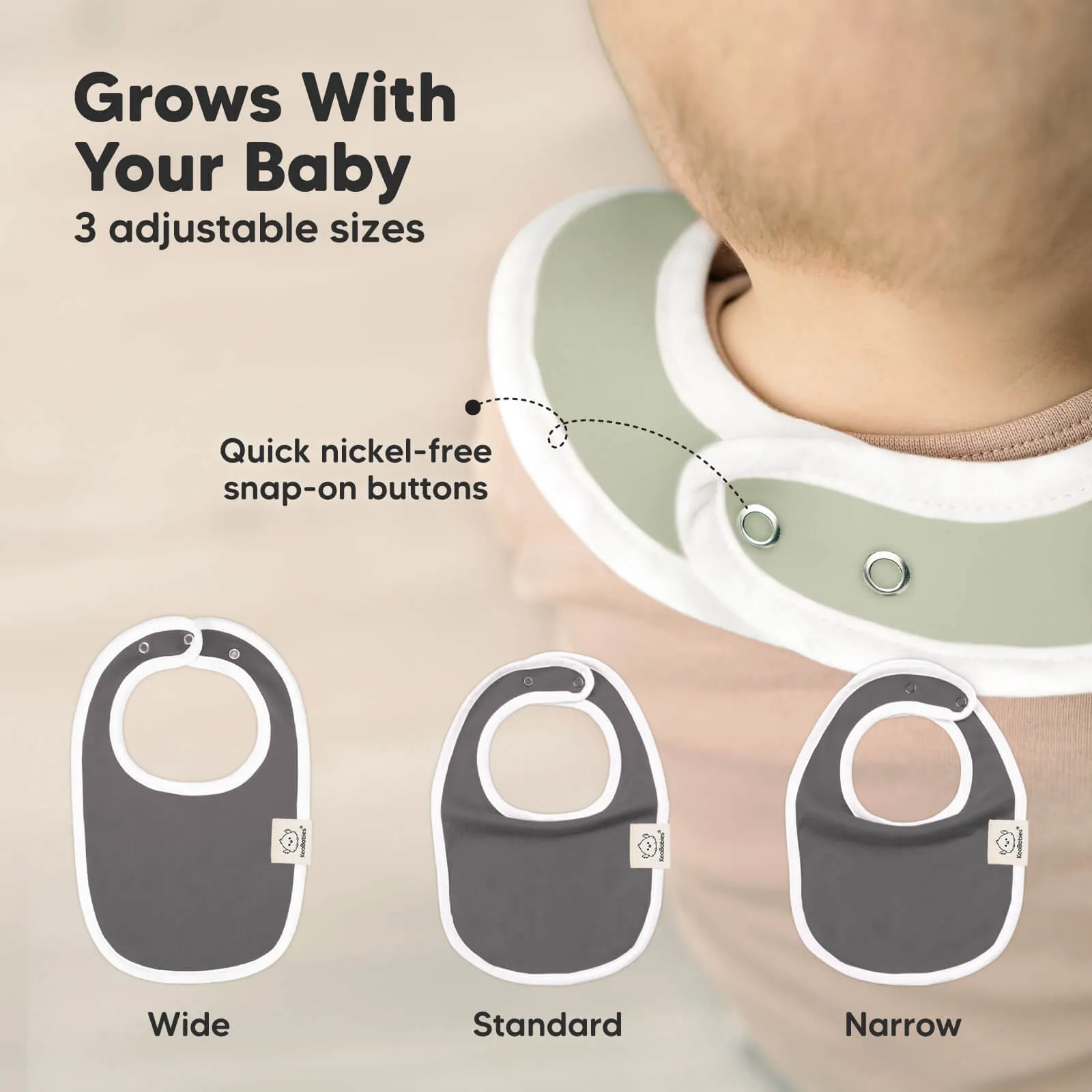 8-Pack Urban Drool Bibs (Basics)