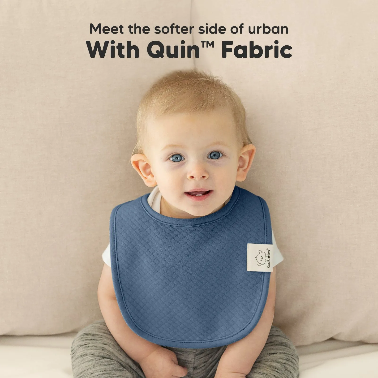 8-Pack Urban Quin Drool Bibs (Basics)