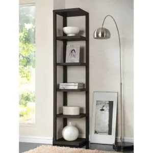 Acme Mileta Bookcase, Cappuccino