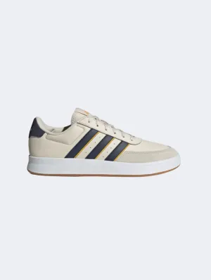 Adidas Breaknet 2.0 Men Sportswear Shoes Aluminium/Navy/Gold