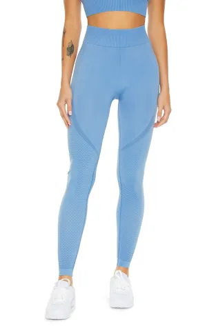 Always Ready Sculpted Seamless Honeycomb High-Waist Leggings | Azure