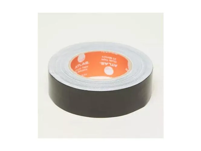 Atlas Cloth Tape Heavy Duty 1.5" x 25 meters, Black