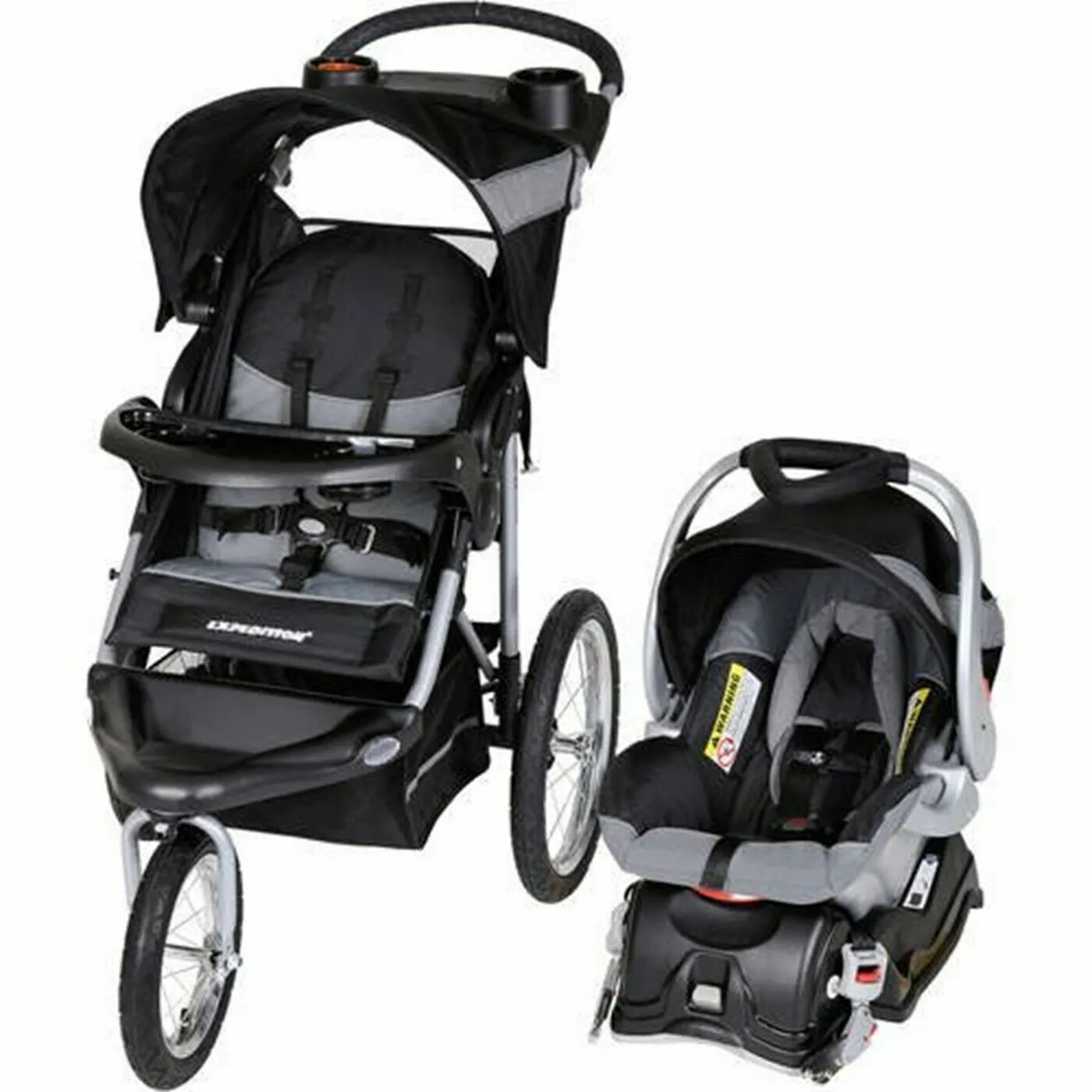 Baby Strollers with Car Seat Jogger Travel System Bassinet Playard Chair Bag