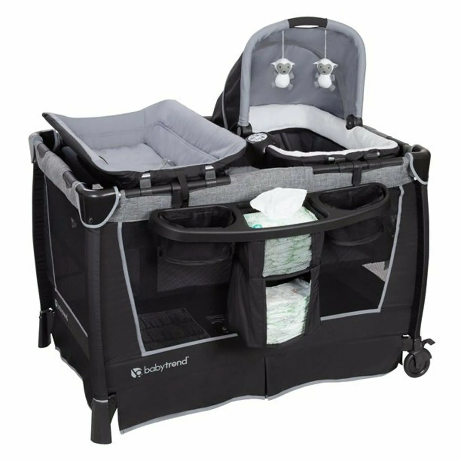 Baby Strollers with Car Seat Jogger Travel System Bassinet Playard Chair Bag