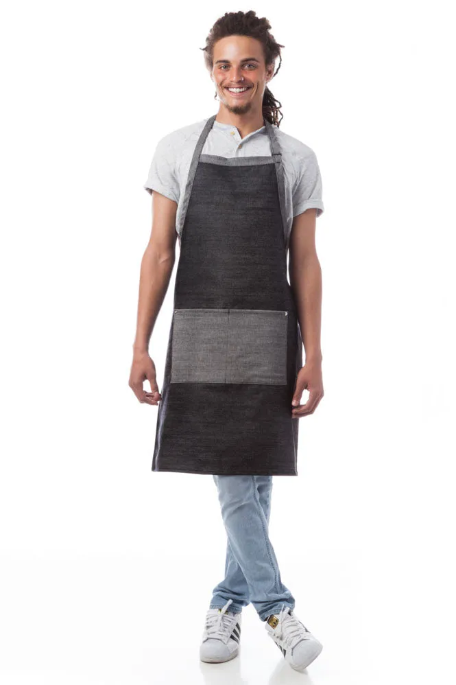 Black & Grey American Denim Basics Butcher Apron