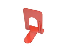 Bookends, Metal Body 7.25' Red - 2pcs/Set (FSBEB240RE)