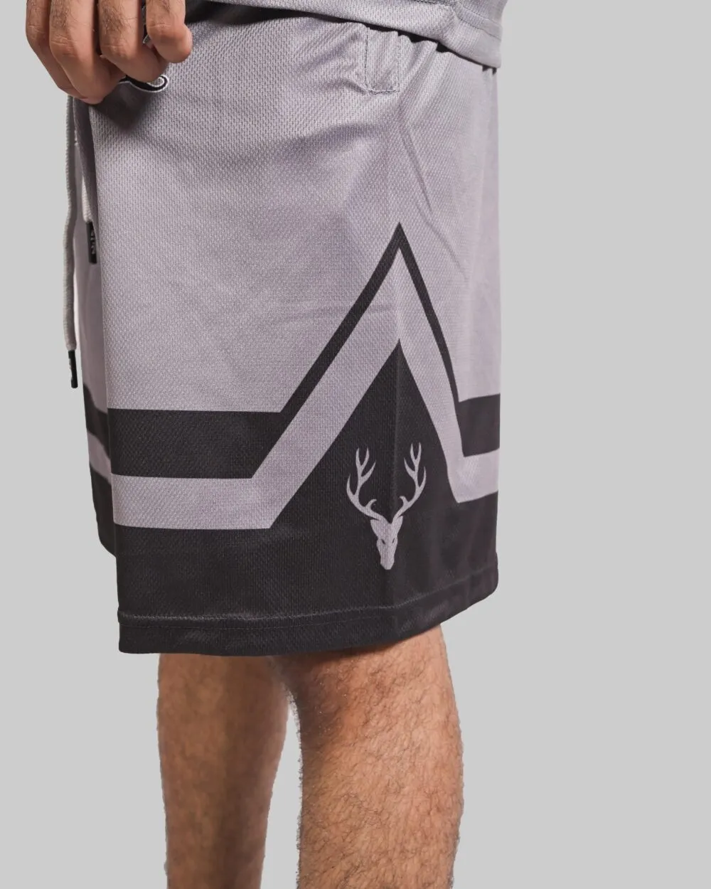 BreezyBall Dri-Fit Shorts (GRAY & BLACK)