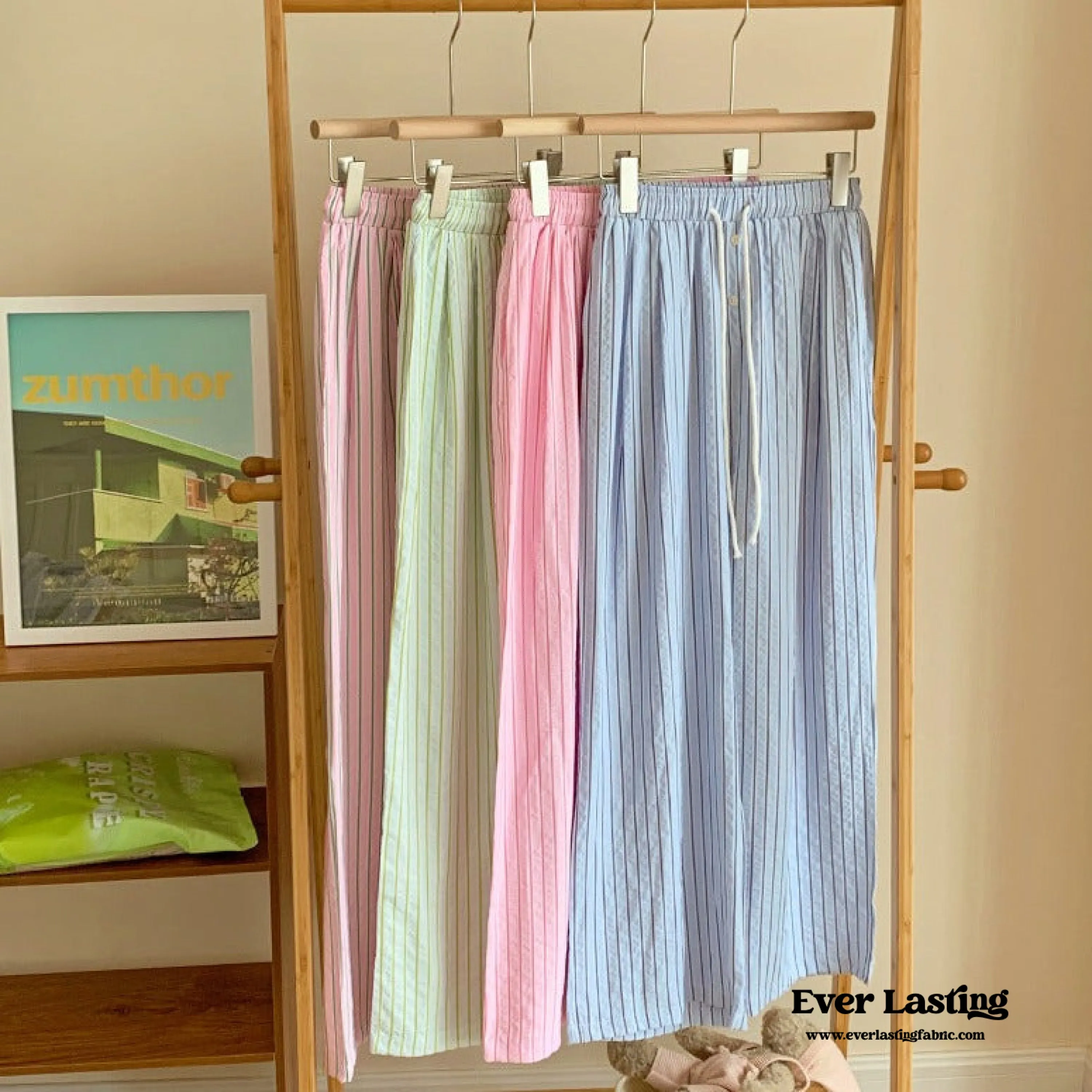 Candy Stripe Long Pajama Pants