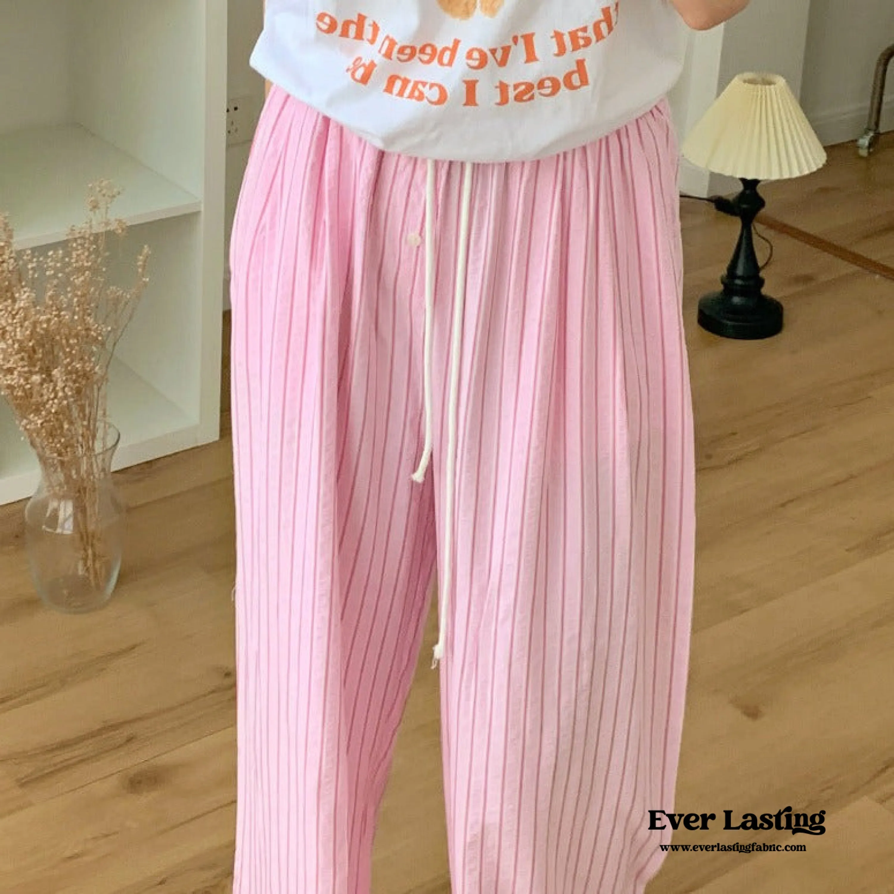 Candy Stripe Long Pajama Pants