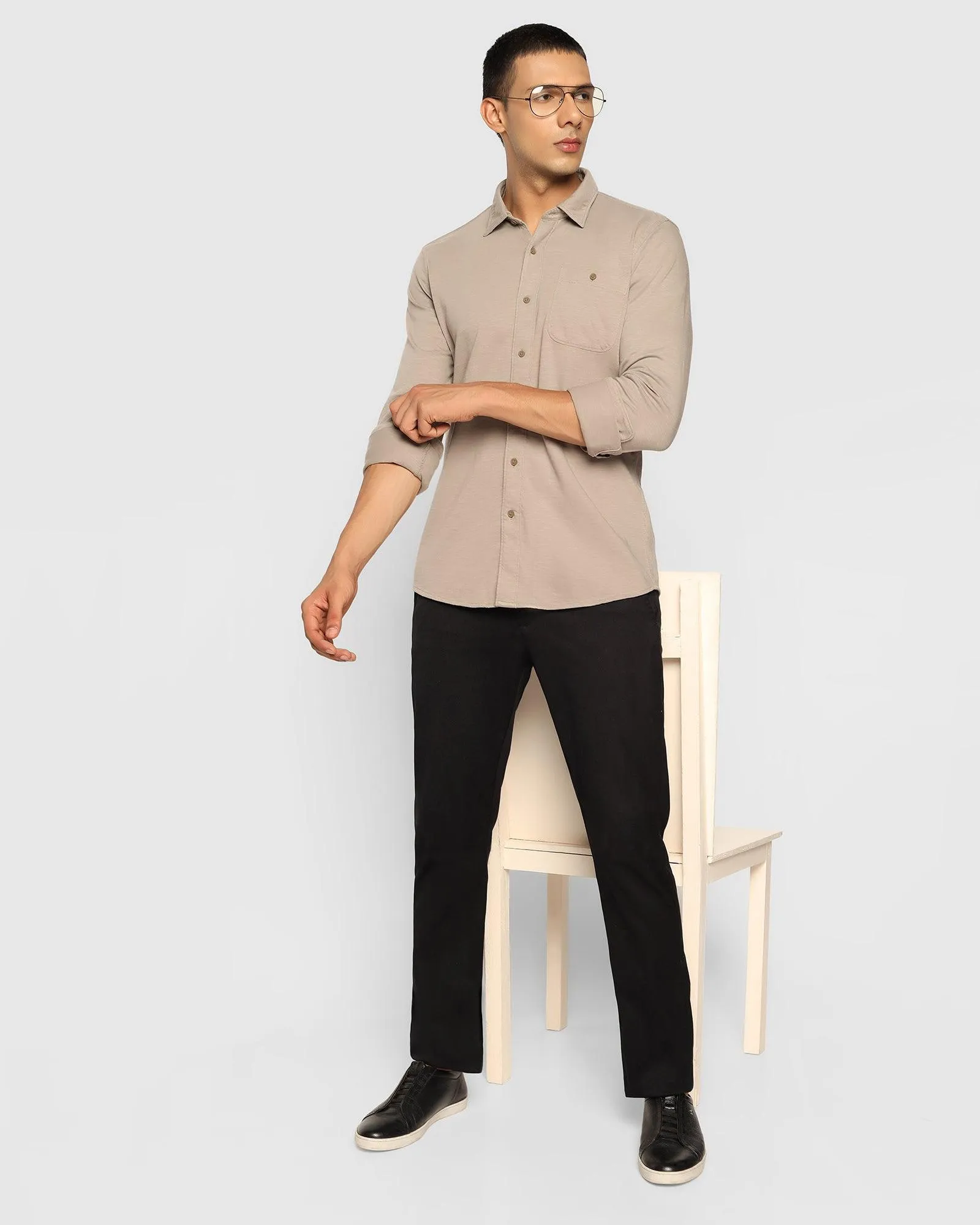 Casual Mouse Solid Shirt - Over