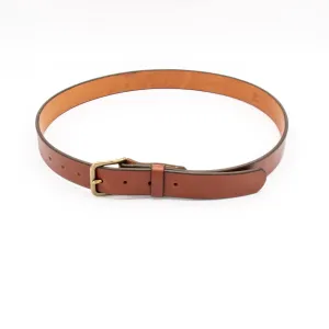 Classic Leather Belt in Rich Brown