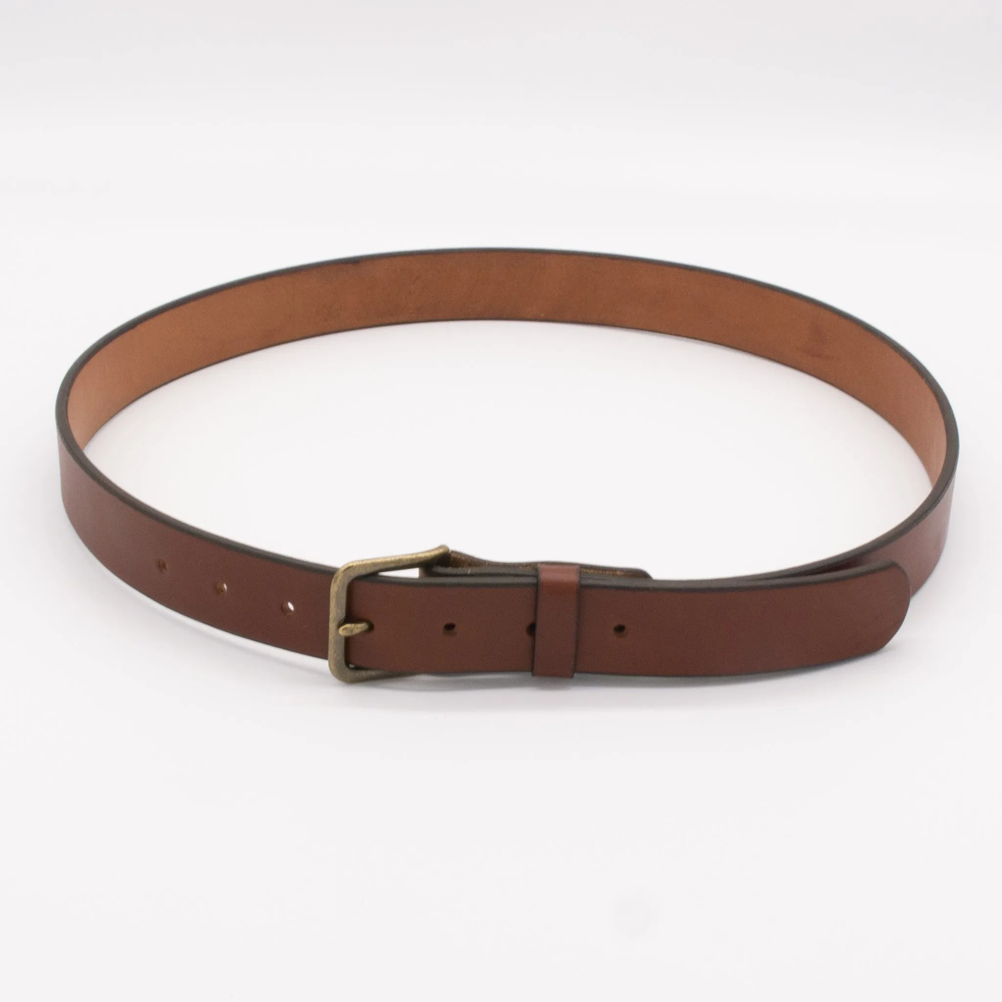 Classic Leather Belt in Rich Brown