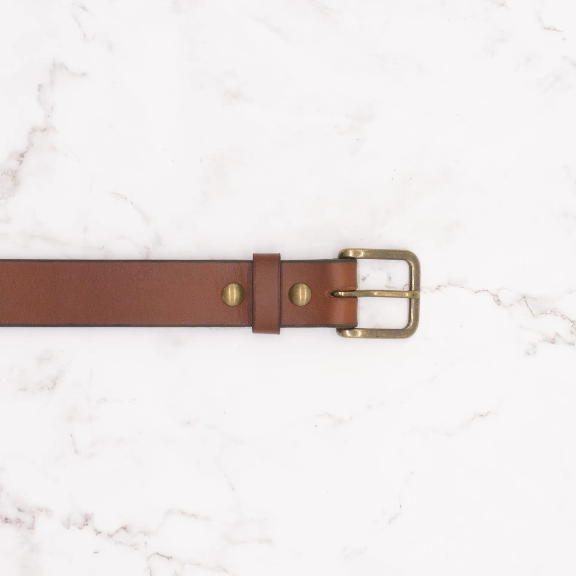 Classic Leather Belt in Rich Brown