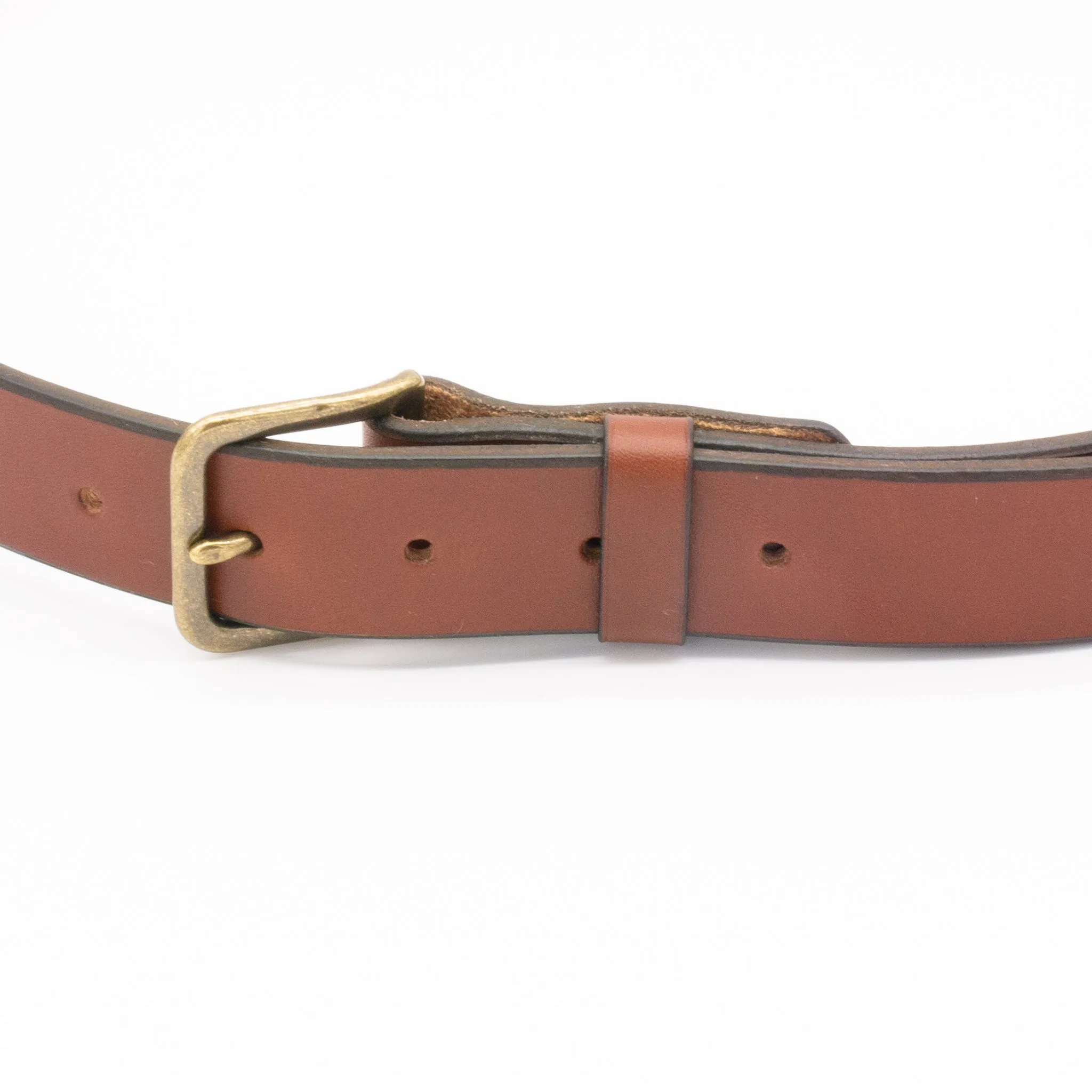 Classic Leather Belt in Rich Brown