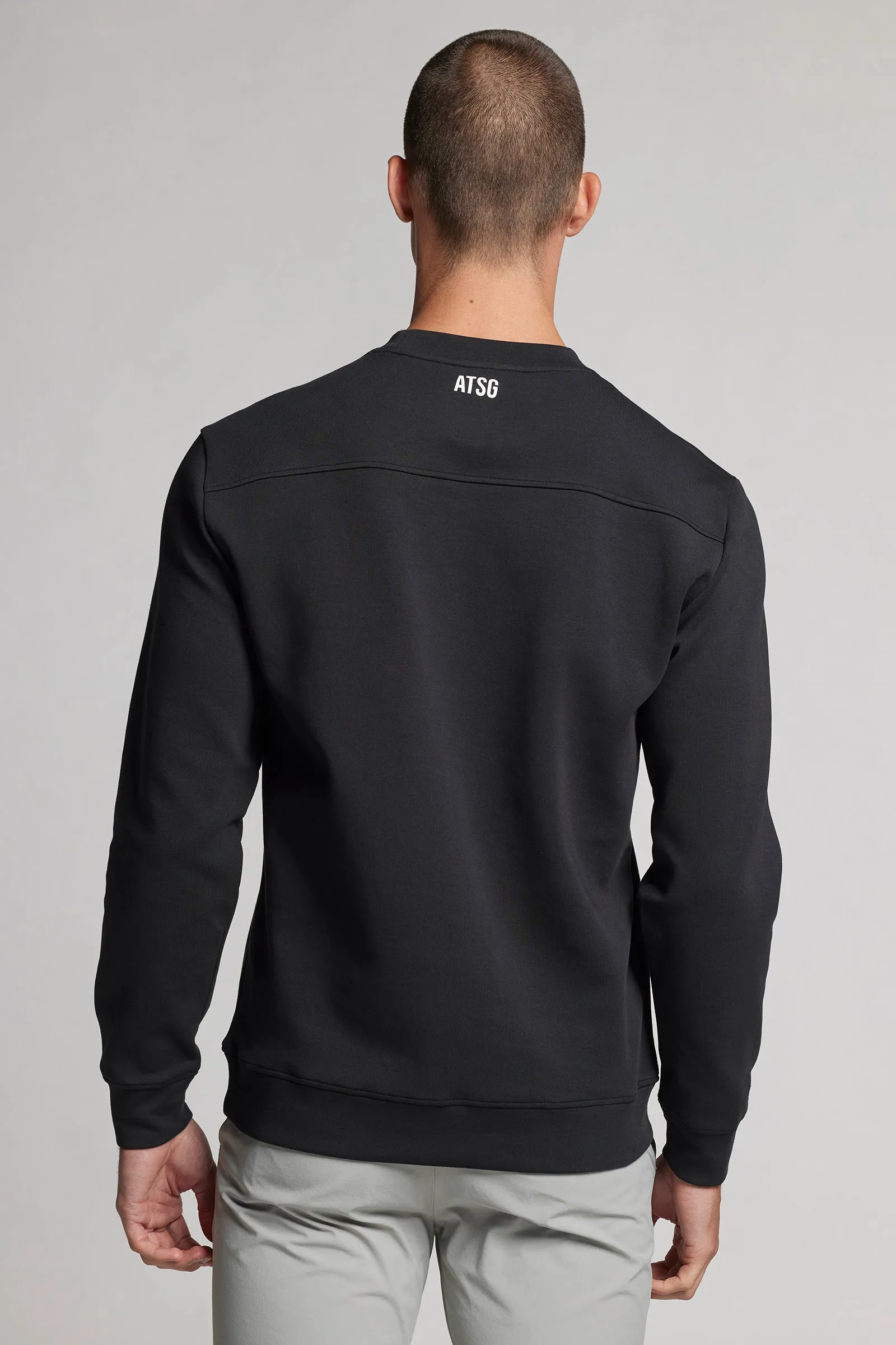 Crew Neck Sweatshirt - Putter Black