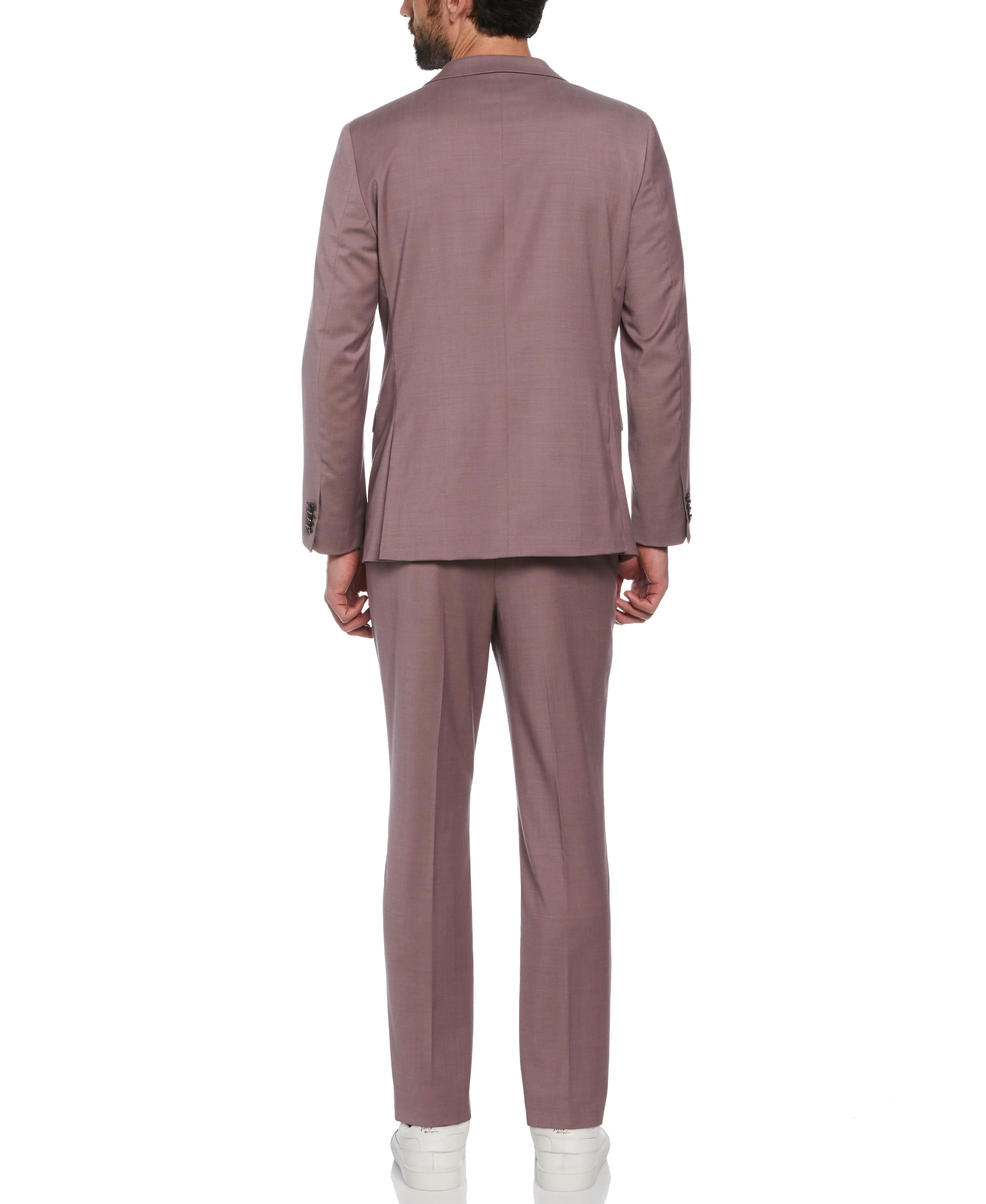 Dusty Rose Wool Blend Two Piece Suit