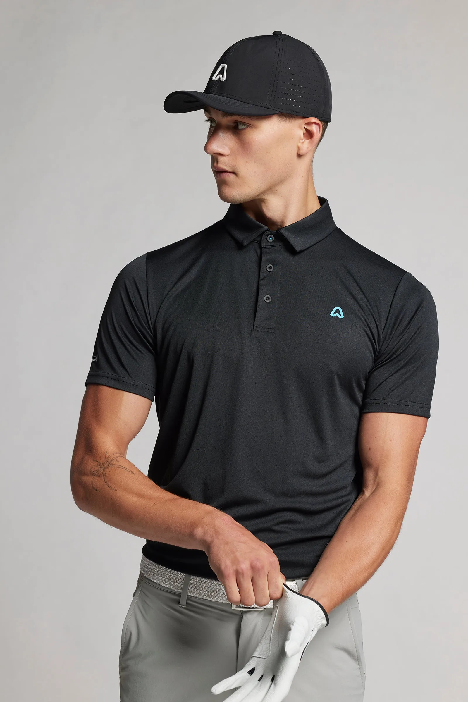 Essentials Regular Fit Core Polo - Putter Black