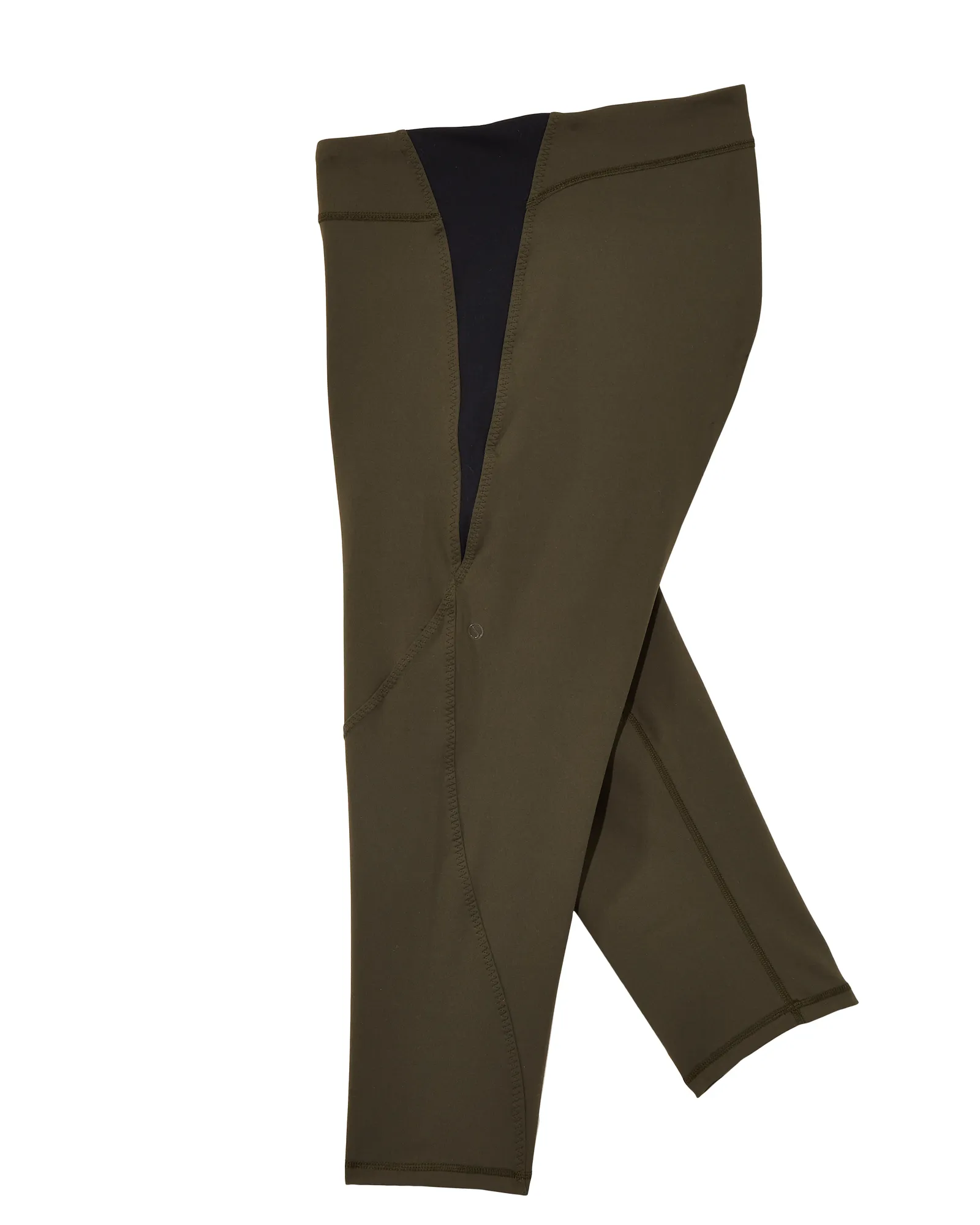 Fairfax Capri Tights | Olive Green / Black