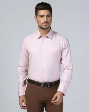 Formal Peach Check Shirt - Zoi