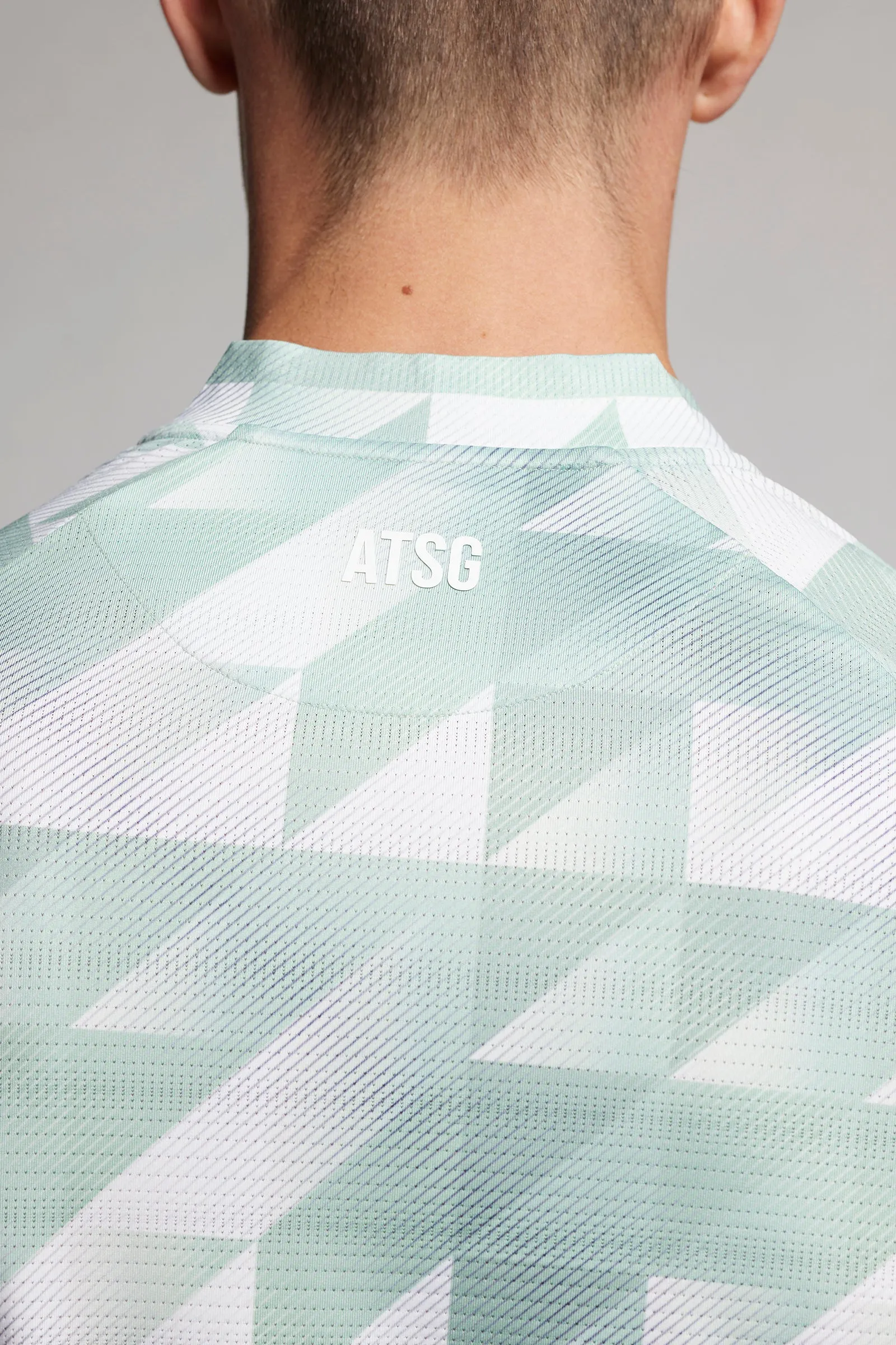 Geo Print Polo - Putting Green