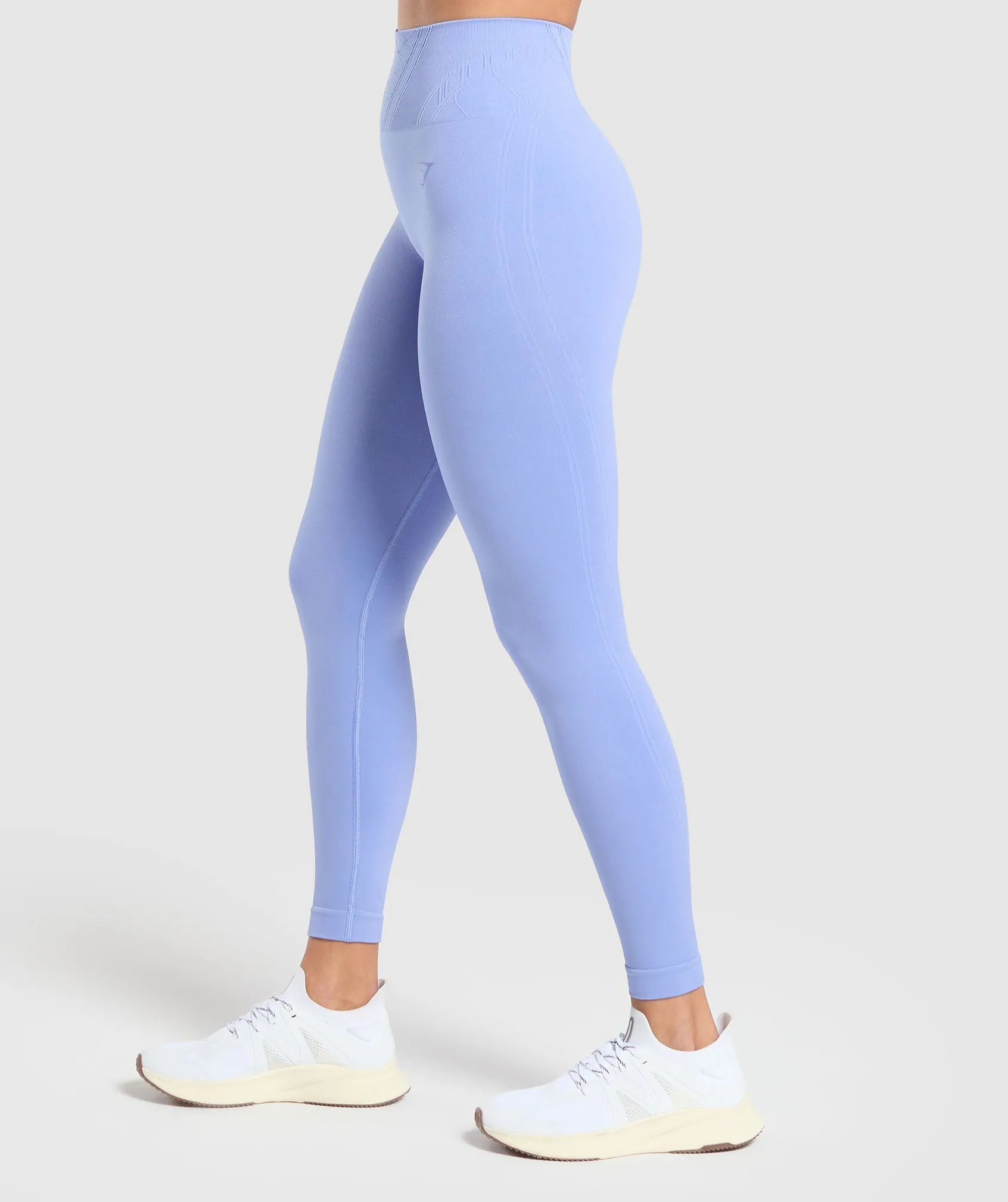 Gymshark Corset Seamless Leggings - Lift Blue