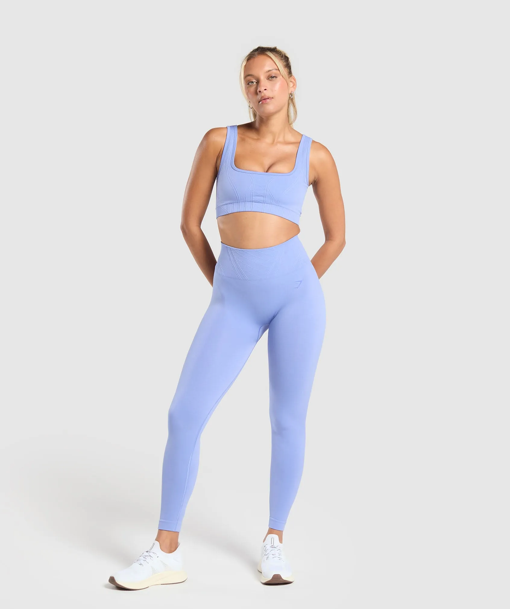 Gymshark Corset Seamless Leggings - Lift Blue