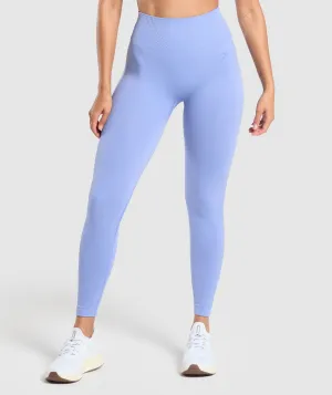 Gymshark Corset Seamless Leggings - Lift Blue