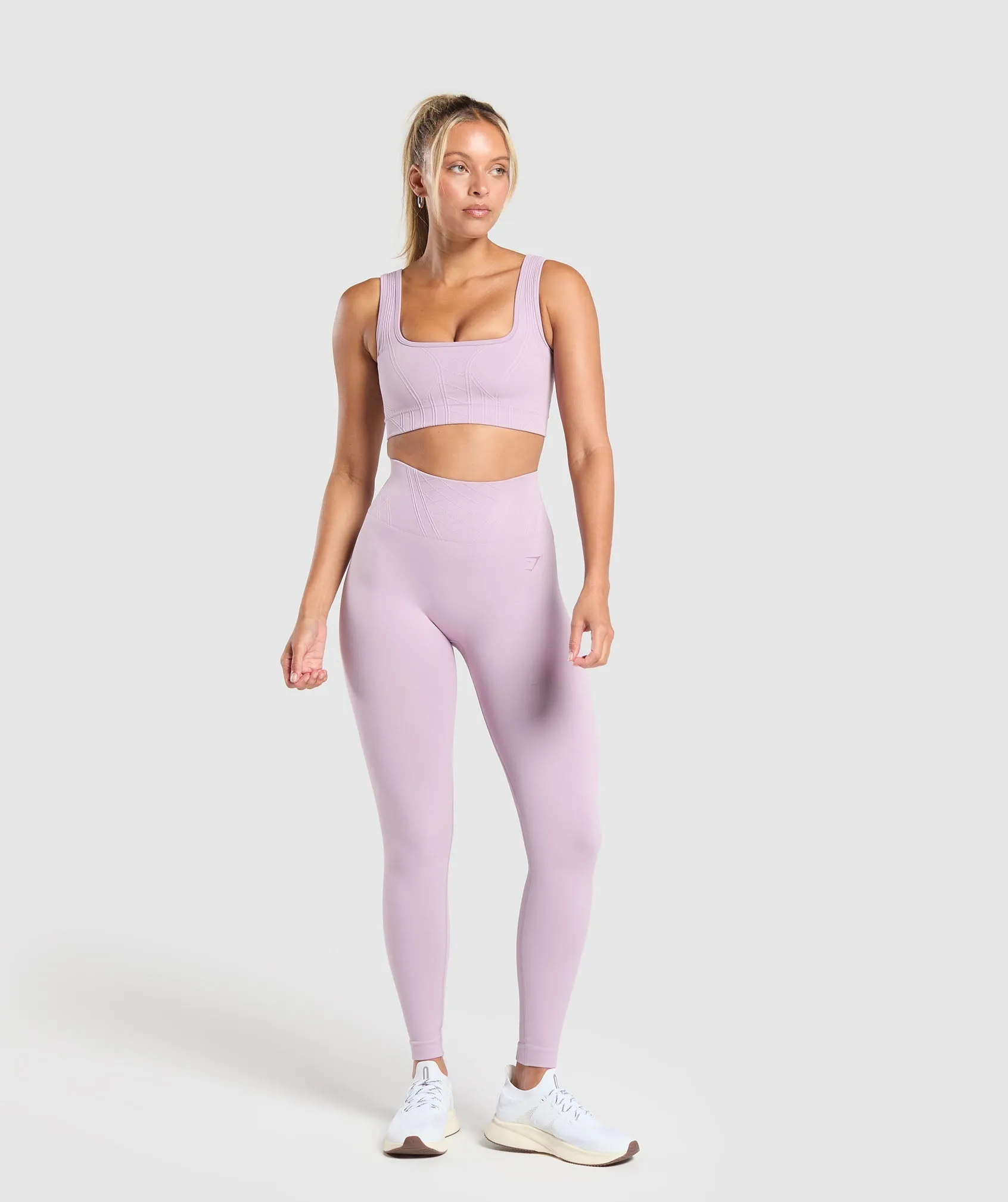 Gymshark Corset Seamless Leggings - Warm Lilac