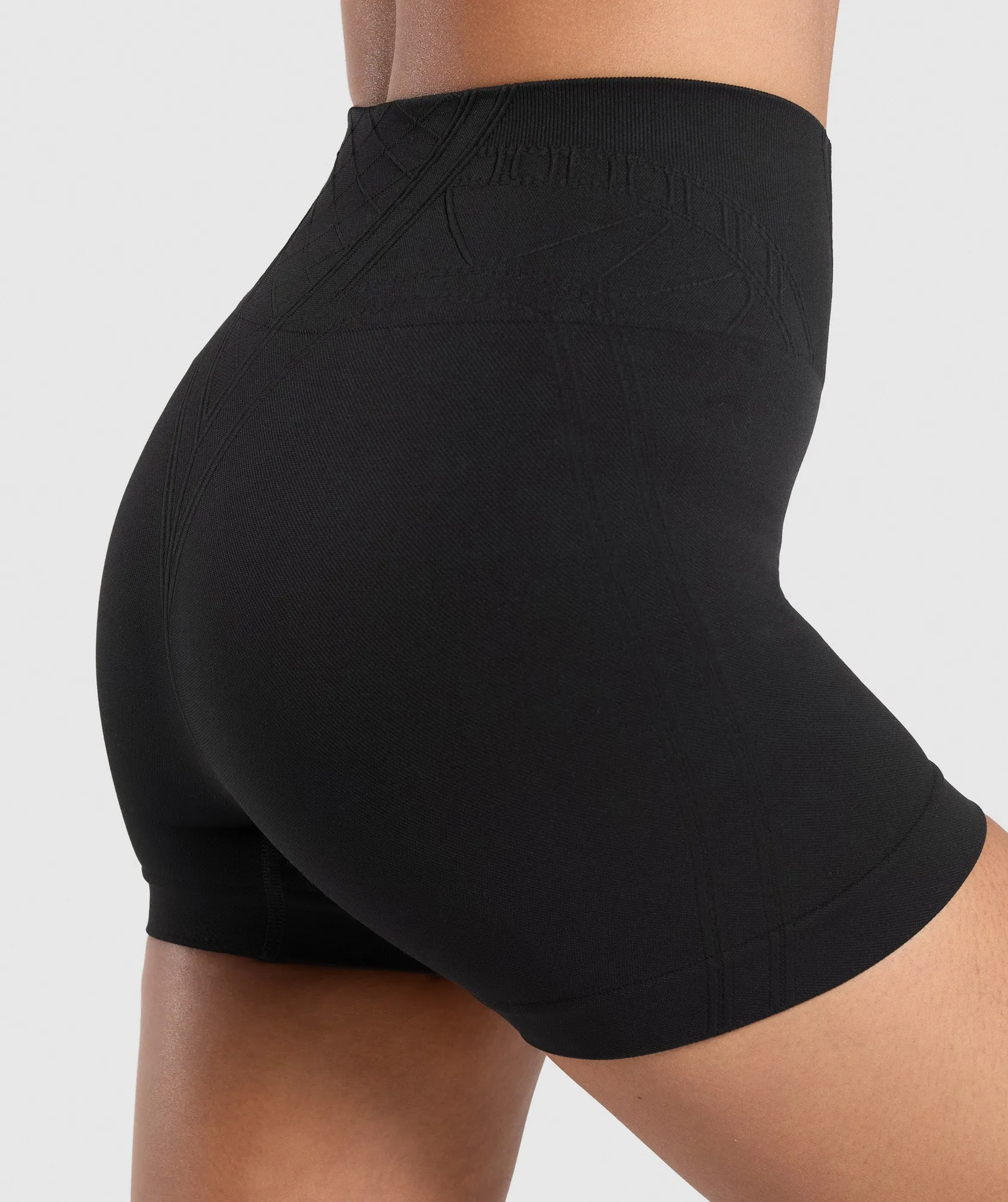 Gymshark Corset Seamless Shorts - Black