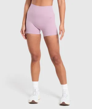 Gymshark Corset Seamless Shorts - Warm Lilac