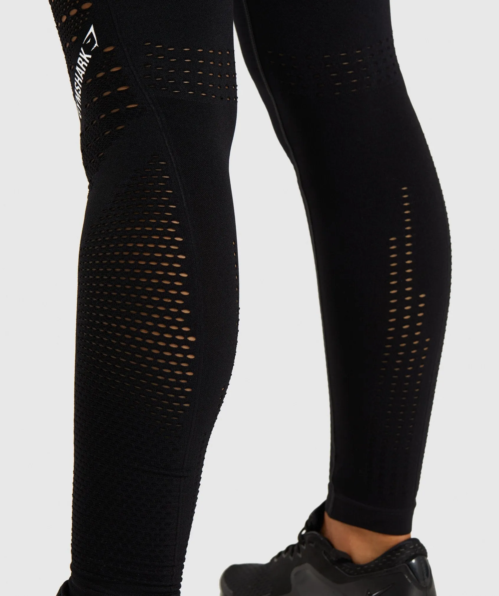 Gymshark Flawless Knit Tights - Black