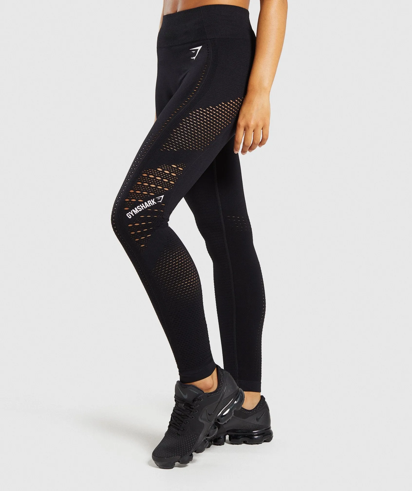 Gymshark Flawless Knit Tights - Black