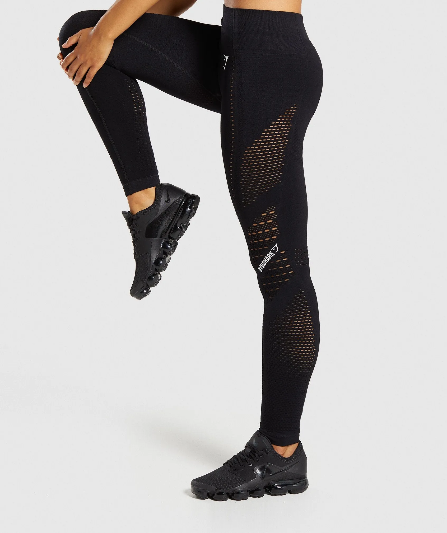 Gymshark Flawless Knit Tights - Black