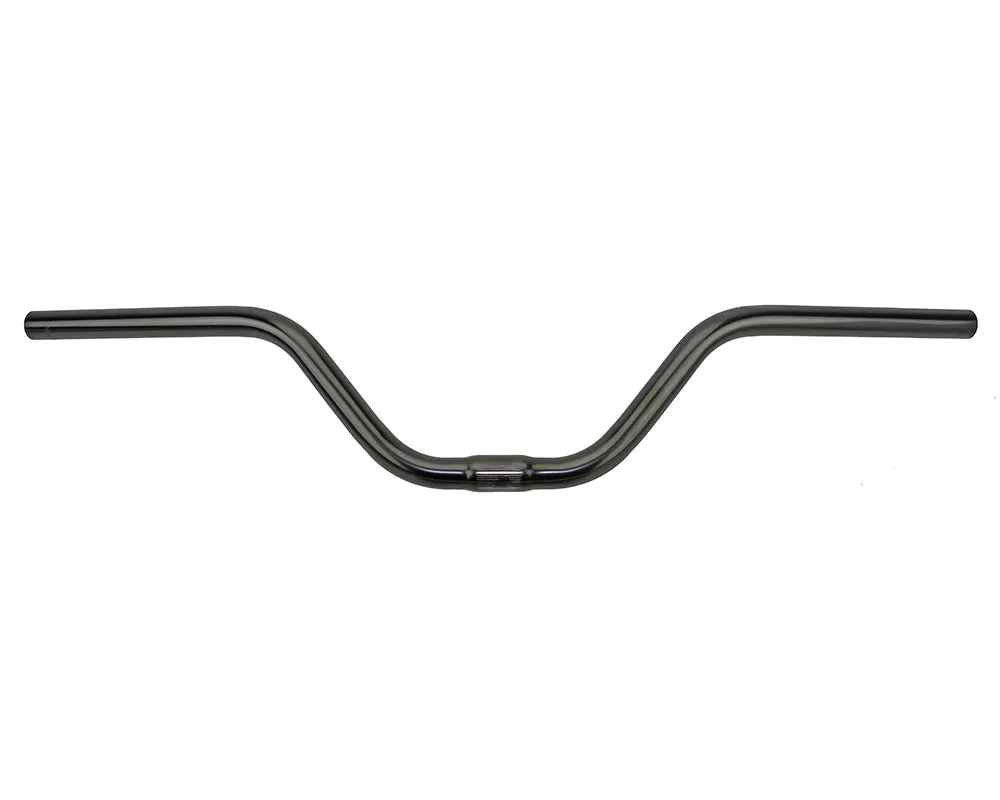 Hi-rise MTB Hybrid  Handlebar 27.5 x 25.4mm Black - Live4Bikes