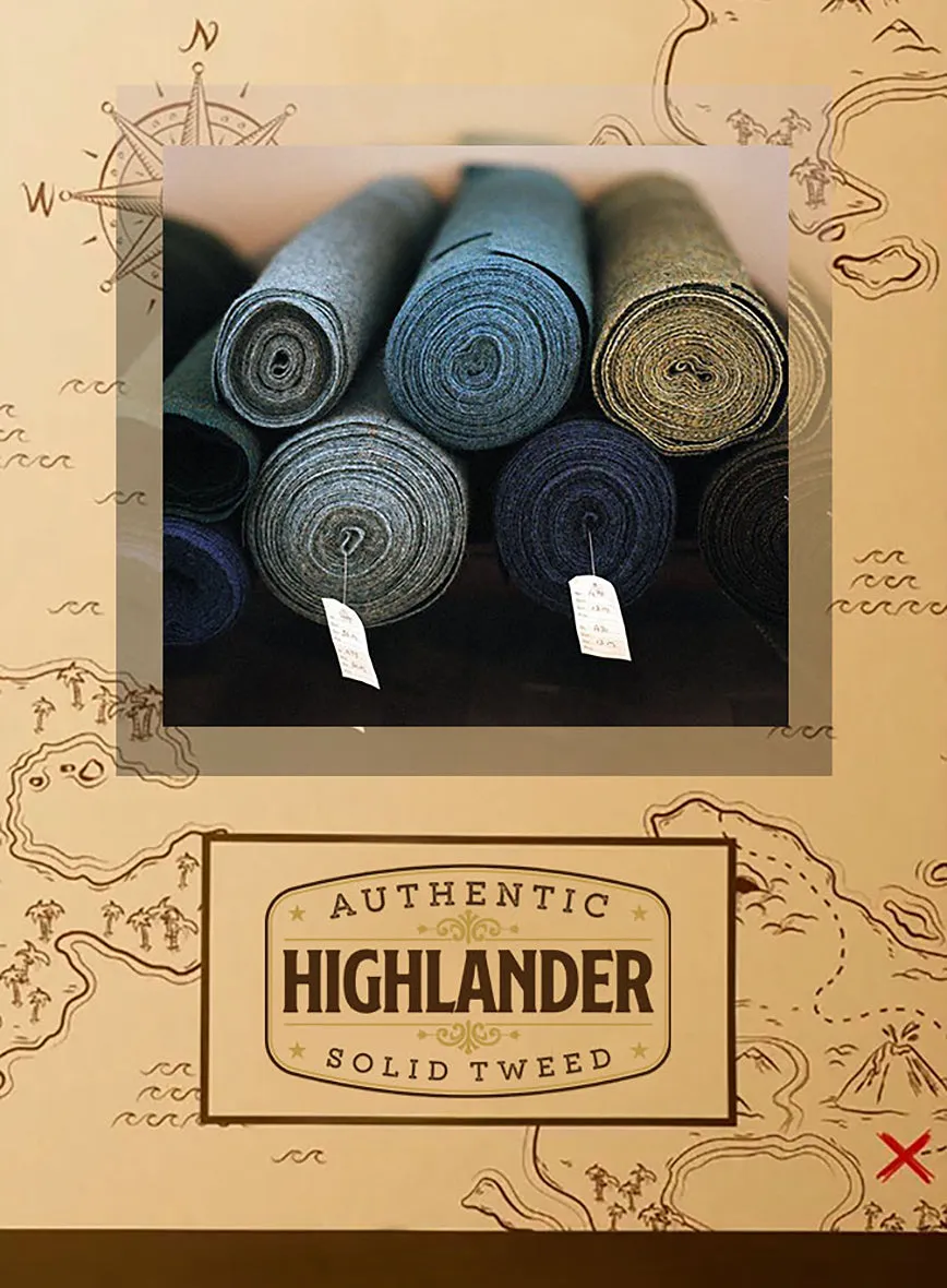 Highlander Blue Tweed Pants