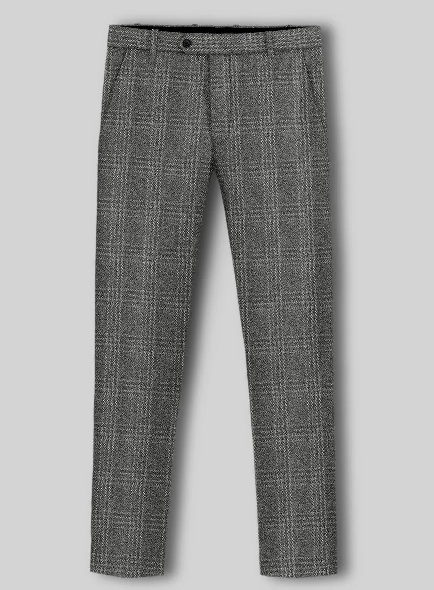 Highlander Gray Tartan Tweed Pants