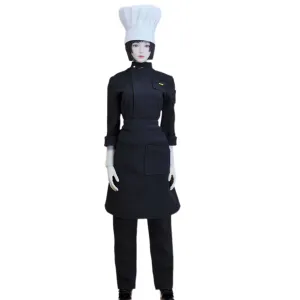 HiPlay CUKE TOYS Female Chef Outfit Set Black Color