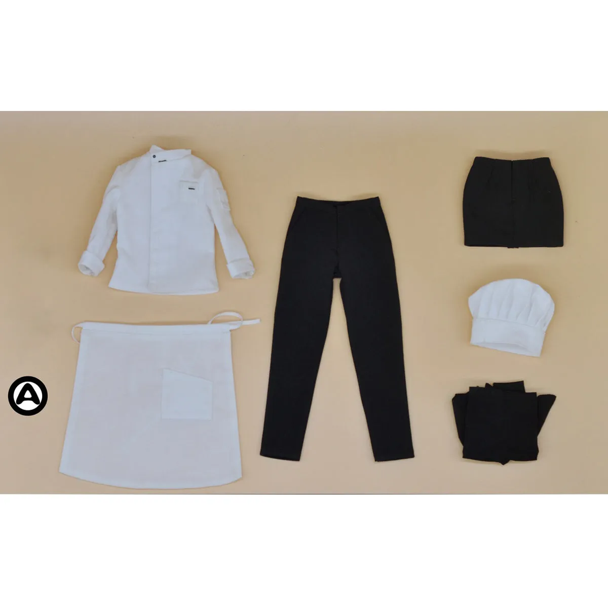 HiPlay CUKE TOYS Female Chef Outfit Set White Color