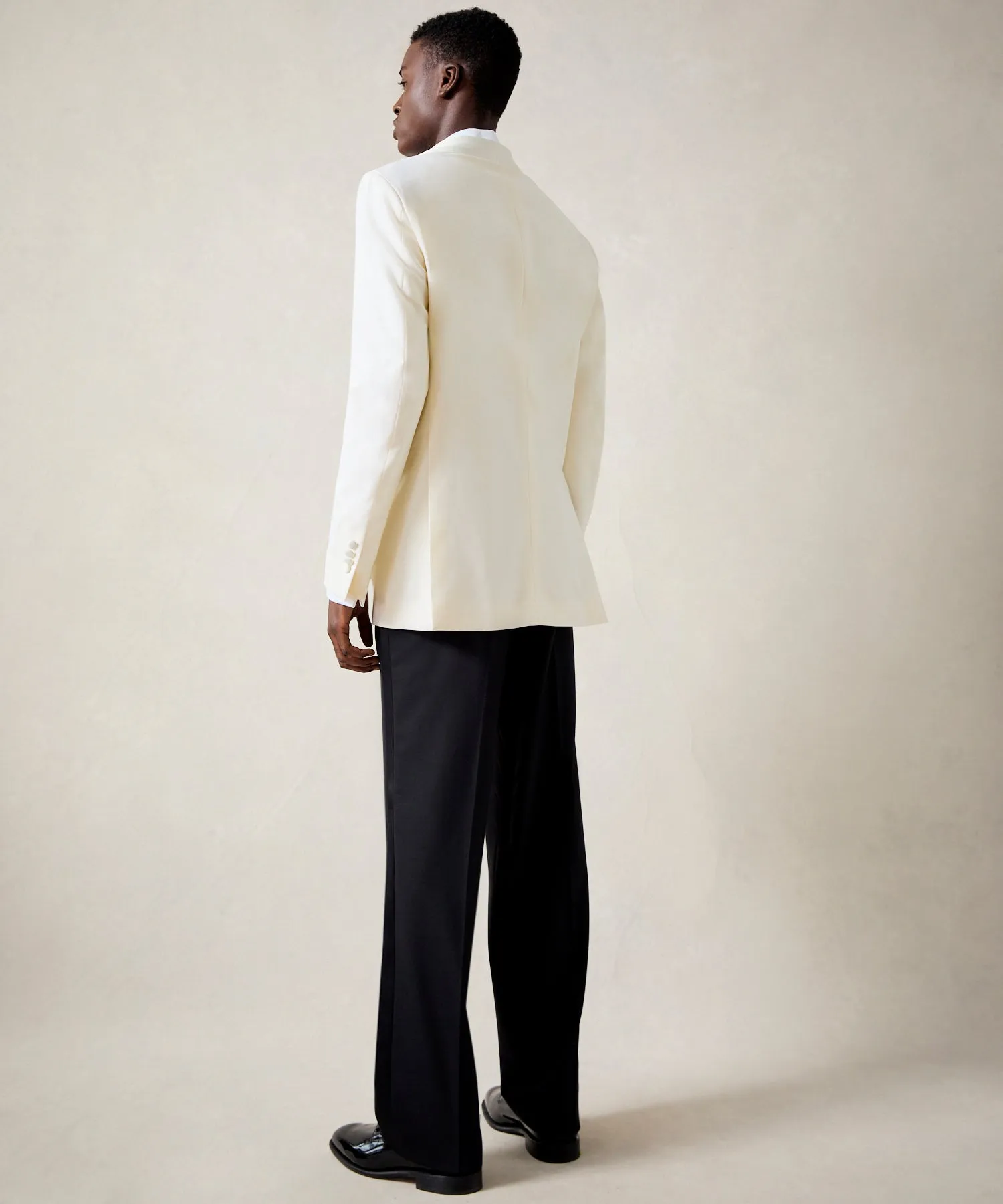 Italian Shawl Collar Tuxedo in Ivory