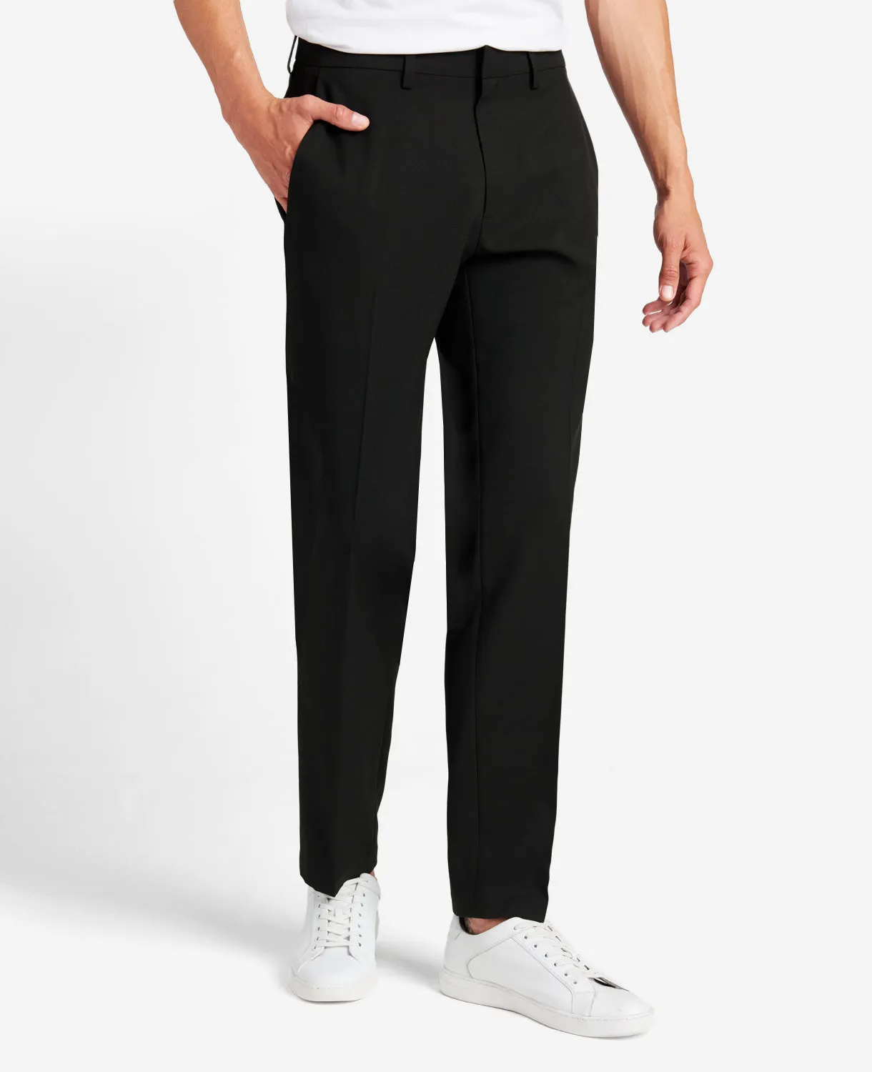 Kenneth Cole Reaction Modern-Fit Micro Check Stretch Trouser