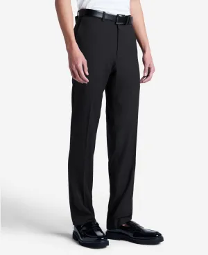 Kenneth Cole Reaction Stretch Mini Grid Slim-Fit TECHNI-COLE Dress Pant