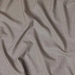 Khaki beige SuperFine Merino Wool Fabric: 150cm Fine Suiting, UK Origin-D17553