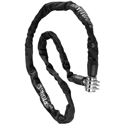 Kryptnite Keeper Combo 411 Blk Chain,4Mm X 65Cm -Hrdned Links Keeper 411 Combo Kryptonite Locks