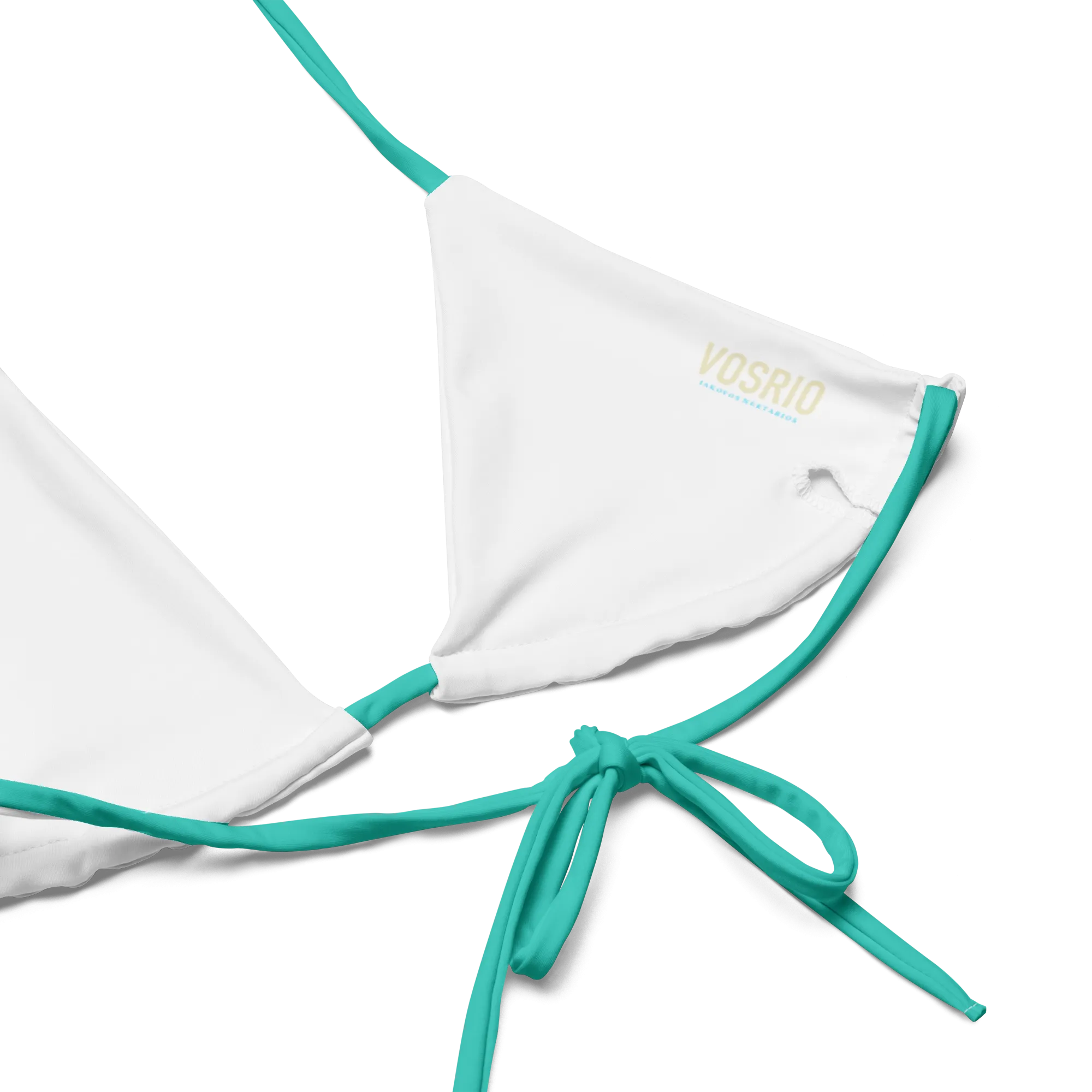 Lefkada Empty Beach recycled string bikini