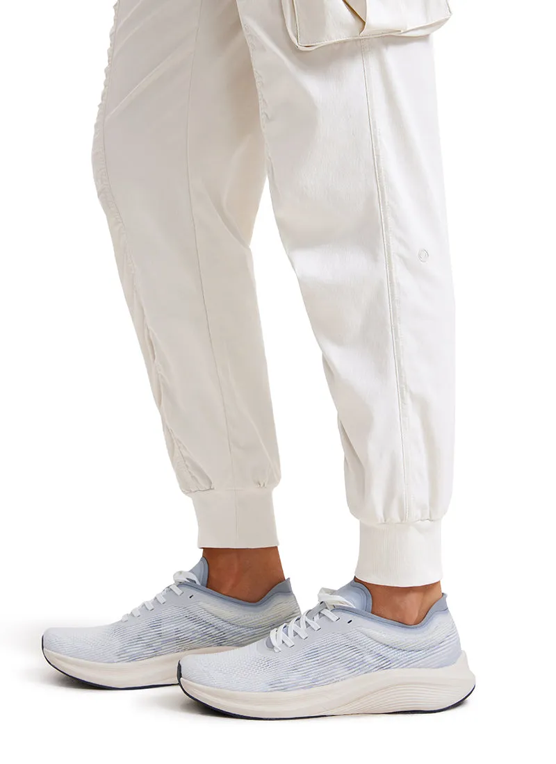 Lightweight Mid Rise Joggers with Pockets 28.5'' - Ruched