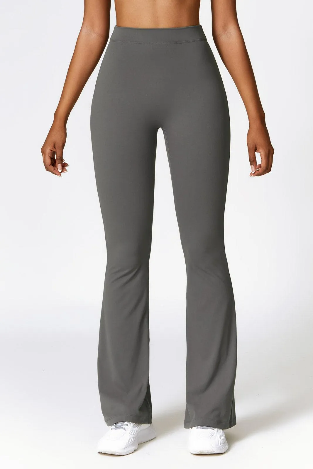 Lilah Flare Leggings - Gray (FINAL SALE)